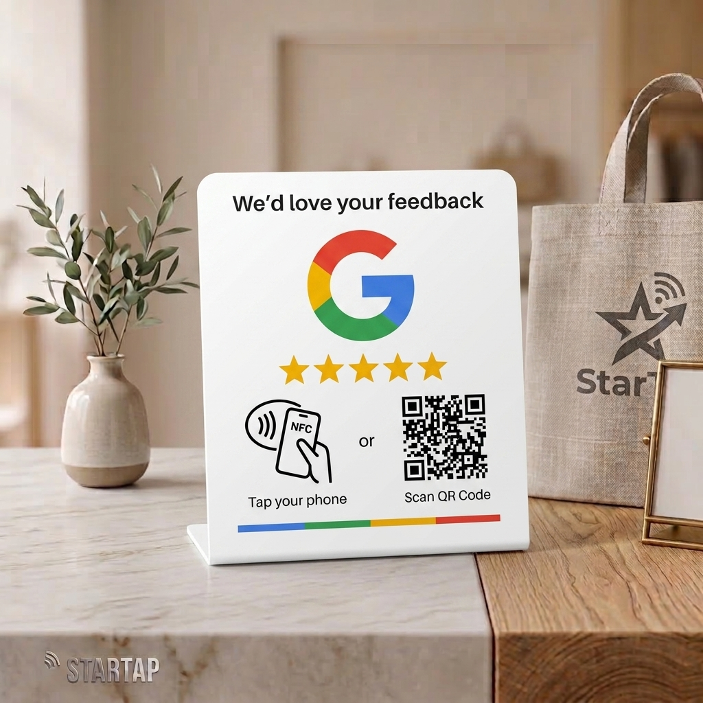 Placa Comercial Google Reviews V2